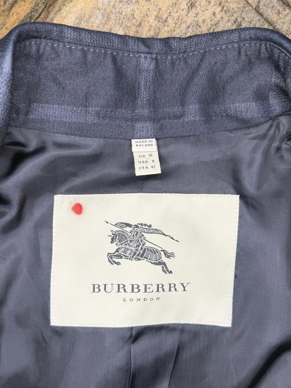 Burberry London Belted Trench Coat – Size US 8 / UK 10 - Picture 6 of 7